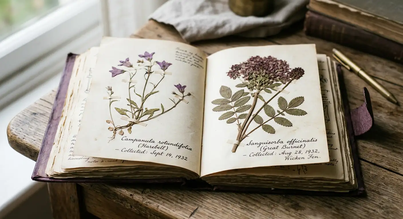Ghid practic de făcut un ierbar: presare, etichetare și conservare cu sens tradițional